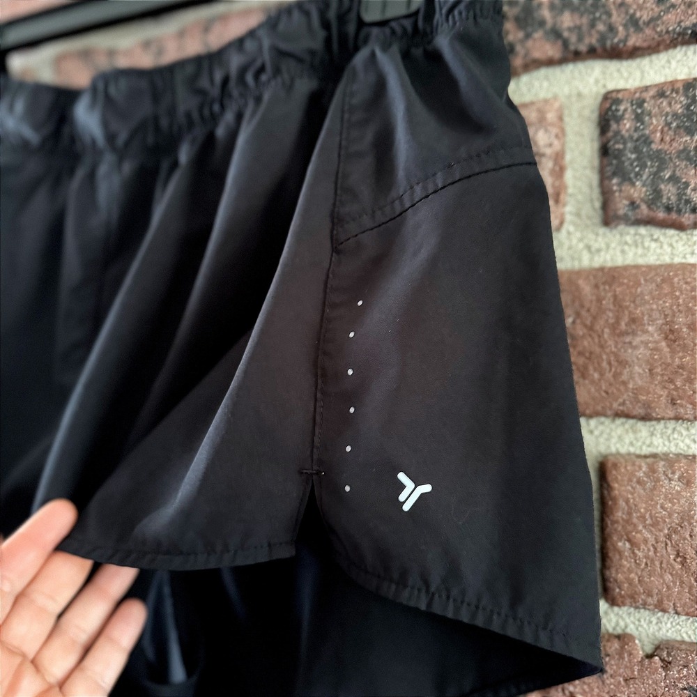 Old Navy Womens Black Running Shorts M Quick Dry Liner Cardio Jogging Brief Gym - Picture 2 of 5